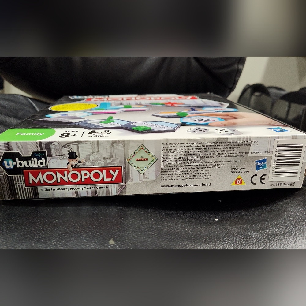 NEW - Monopoly U-Build Family Board Game by Hasbro Complete Game, Kids 8+, 2010 - Picture 3 of 3